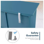 Buffet Costway – Meuble de Rangement de Cuisine avec Tiroirs et Portes Blanc/Bleu/Vert