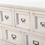 Cassettiera da Farmacia con 15 Cassetti Bianca - Stylecraft