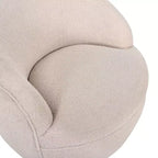 Poltrona a botte girevole Roundhill Furniture Galleria 360 in finta pelliccia di montone