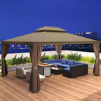 Outsunny Ensemble de Mobilier de Jardin 7 Pièces en Résine Tressée Moderne, Idéal pour Terrasse, Balcon et Jardin