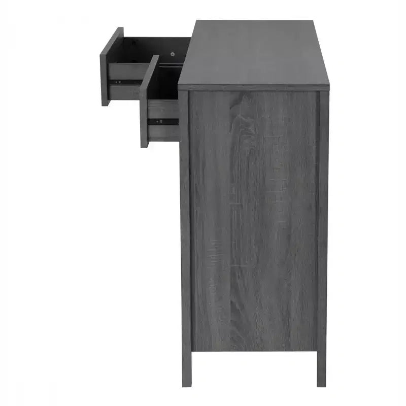 Madia contenitore da 47 pollici, credenza da sala da pranzo con due armadietti e cassetti