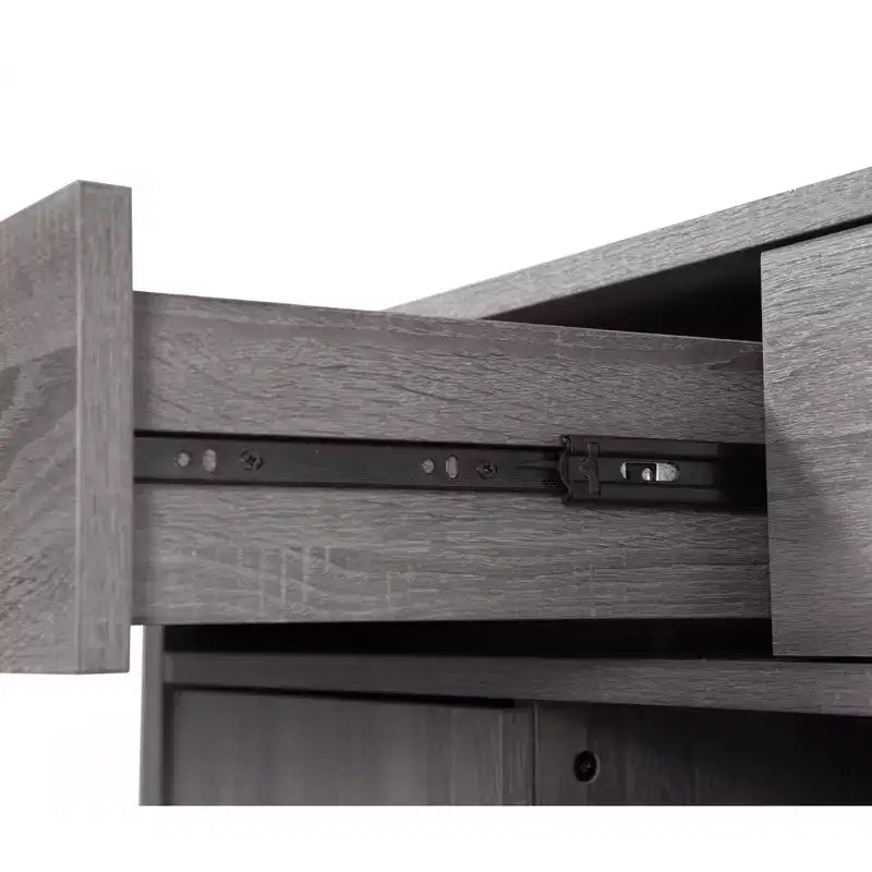 FC Design Madia Credenza 47W, Mobile Contenitore da Pranzo con Due Armadietti e Cassetti