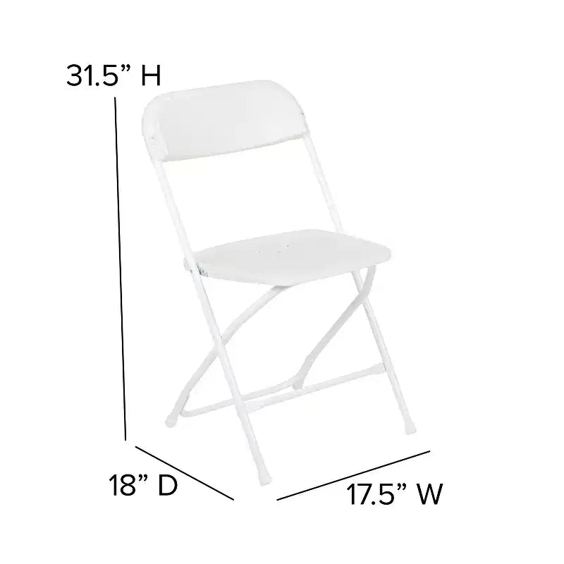 Set Tenda Portatile Flash Furniture per Portellone/Eventi - Tenda a Baldacchino Pop-Up 3x3 m, Tavolo Pieghevole a Libro da 1,8 m, Set di 4 Sedie Pieghevoli