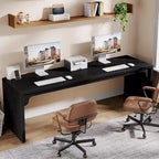 Ampia scrivania per computer per due persone, 199,9 L x 58,4 P