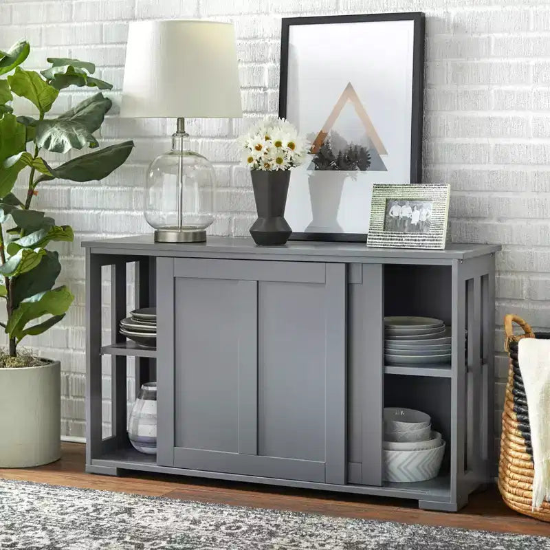 Meuble de rangement modulable et empilable Buylateral Pacific avec portes coulissantes
