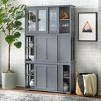 Meuble de rangement modulable et empilable Buylateral Pacific avec portes coulissantes
