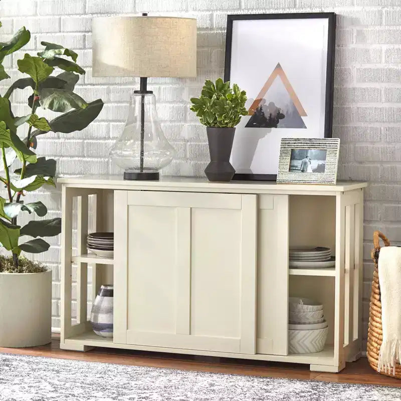 Meuble de rangement modulable et empilable Buylateral Pacific avec portes coulissantes