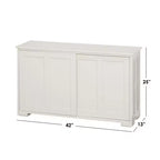 Meuble de rangement modulable et empilable Buylateral Pacific avec portes coulissantes