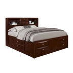 Letto Matrimoniale in Legno Massello Espresso con Otto Cassetti