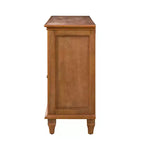 Rick buffet traditionnel de 147 cm de large à 3 tiroirs avec pieds en bois massif | KARAT HOME