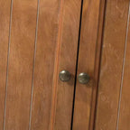Rick buffet traditionnel de 147 cm de large à 3 tiroirs avec pieds en bois massif | KARAT HOME