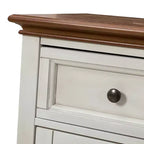 Rick buffet traditionnel de 147 cm de large à 3 tiroirs avec pieds en bois massif | KARAT HOME
