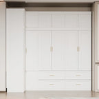 93.9H/74.2H Armoires Penderie Placard Rangement avec Tiroirs