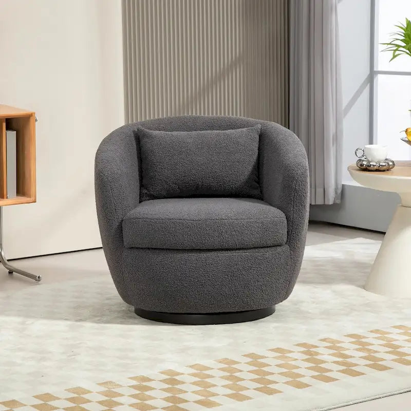 Fauteuil pivotant avec rangement intégré