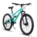 NAYSAYE Bicicletta da Montagna da 26 Pollici con Telaio in Acciaio, 21 velocità, Forcella Ammortizzata, Bici per Adulti per Andare in Bicicletta all'Aperto, Blu, 68.00*27.00*38.00