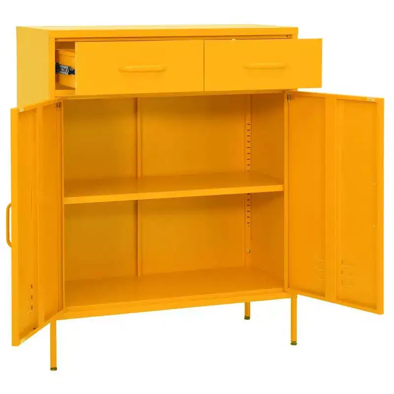Armadietto portaoggetti in acciaio verde oliva 80 x 35 x 101,5 cm