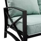 Set divano da esterno Crosley Kaplan 4 pezzi
