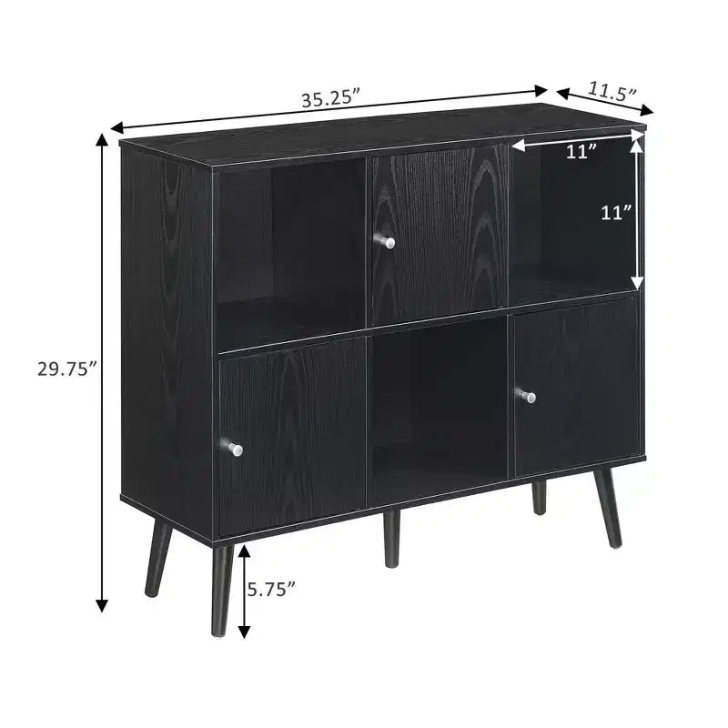 Tavolo console a credenza Breighton Home Xtra Storage Cube Organizer con 3 vani aperti e 3 armadietti