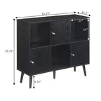 Tavolo console a credenza Breighton Home Xtra Storage Cube Organizer con 3 vani aperti e 3 armadietti