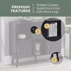 Tavolo console a credenza Breighton Home Xtra Storage Cube Organizer con 3 vani aperti e 3 armadietti