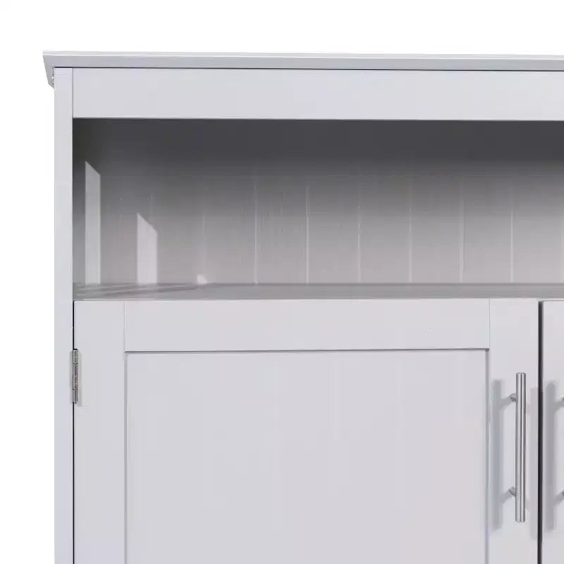 Flash Furniture Mayfield Buffet e Credenza Classici con Armadietto a Due Ante e Scaffale Aperto