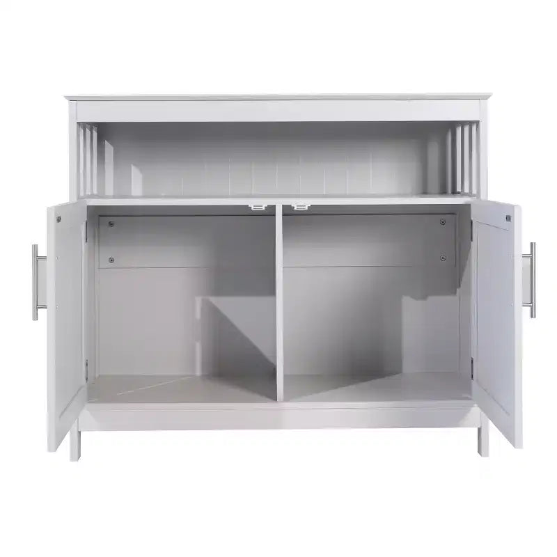 Flash Furniture Mayfield Buffet e Credenza Classici con Armadietto a Due Ante e Scaffale Aperto
