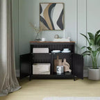 Flash Furniture Mayfield Buffet e Credenza Classici con Armadietto a Due Ante e Scaffale Aperto