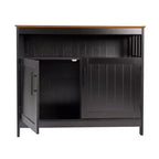 Flash Furniture Mayfield Buffet e Credenza Classici con Armadietto a Due Ante e Scaffale Aperto