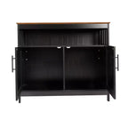 Flash Furniture Mayfield Buffet e Credenza Classici con Armadietto a Due Ante e Scaffale Aperto