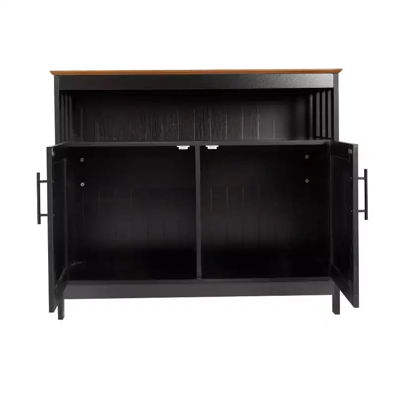 Flash Furniture Mayfield Buffet e Credenza Classici con Armadietto a Due Ante e Scaffale Aperto