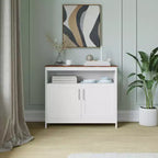 Flash Furniture Mayfield Buffet e Credenza Classici con Armadietto a Due Ante e Scaffale Aperto