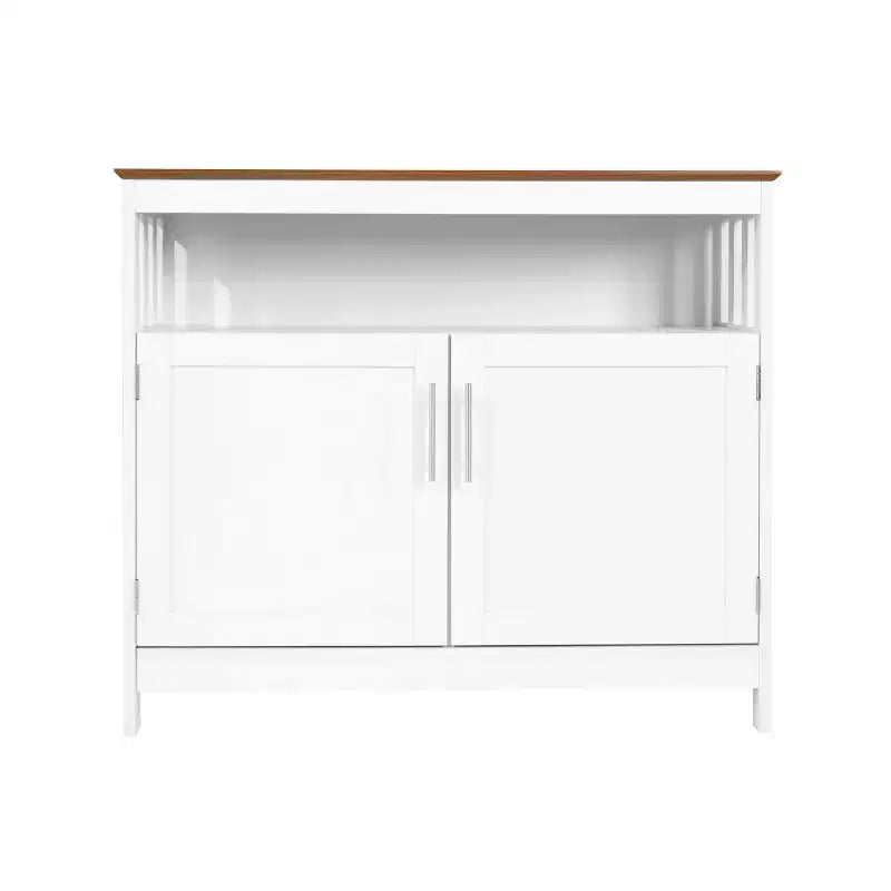 Flash Furniture Mayfield Buffet e Credenza Classici con Armadietto a Due Ante e Scaffale Aperto