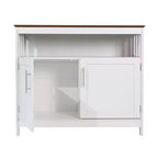 Flash Furniture Mayfield Buffet e Credenza Classici con Armadietto a Due Ante e Scaffale Aperto