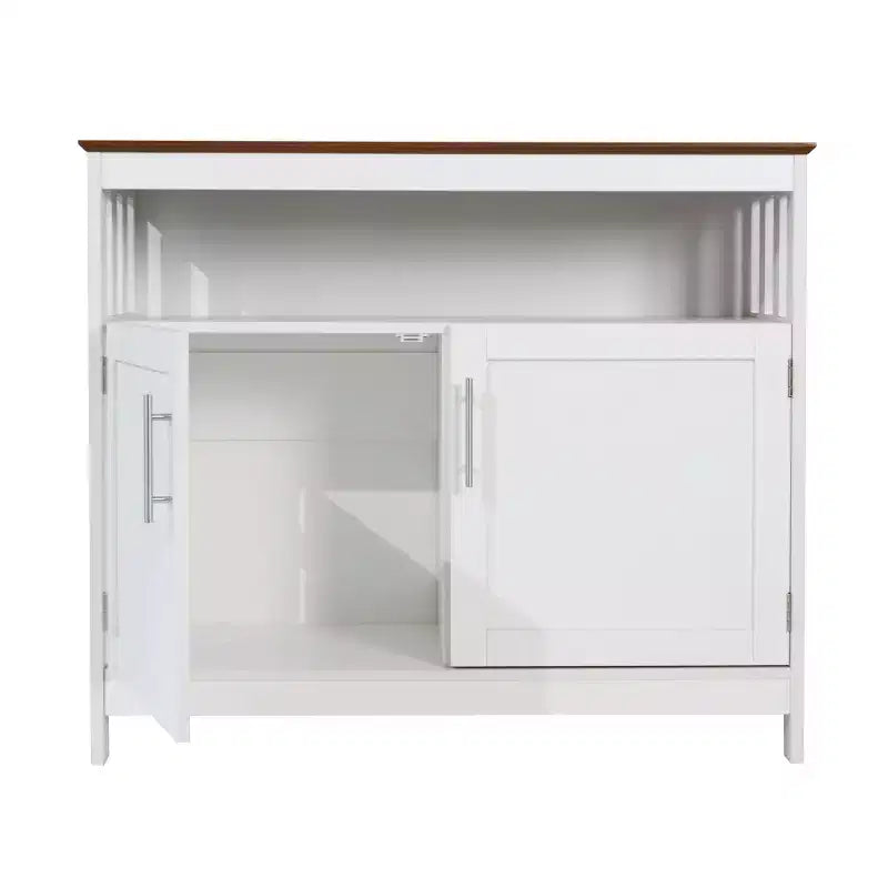 Flash Furniture Mayfield Buffet e Credenza Classici con Armadietto a Due Ante e Scaffale Aperto