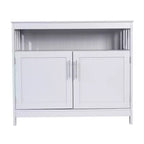 Flash Furniture Mayfield Buffet e Credenza Classici con Armadietto a Due Ante e Scaffale Aperto