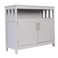 Flash Furniture Mayfield Classic Buffet and Sideboard with Double Door Storage Cabinet and Open Storage Shelf