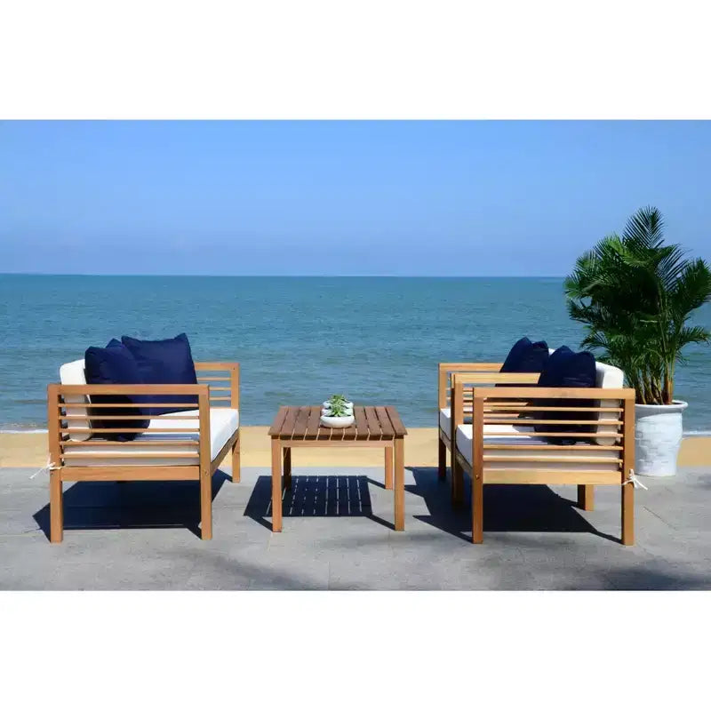 Alda Ensemble Patio 4 pièces - Intérieur/Extérieur - PAT7033 - Safavieh