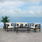 Alda Ensemble Patio 4 pièces - Intérieur/Extérieur - PAT7033 - Safavieh