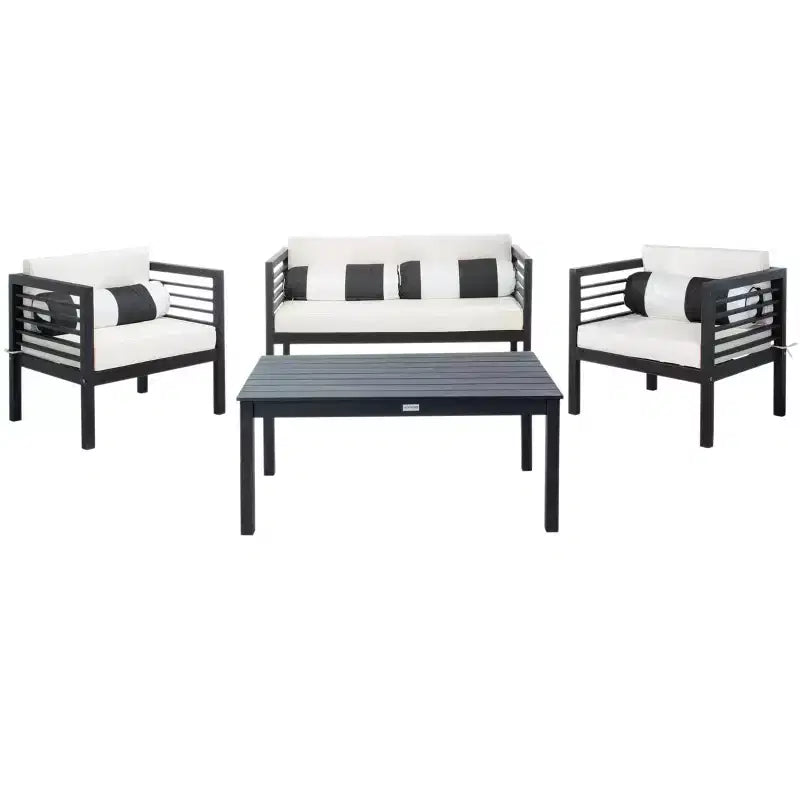 Alda 4 Piece Patio Set - Indoor/Outdoor - PAT7033 - Safavieh