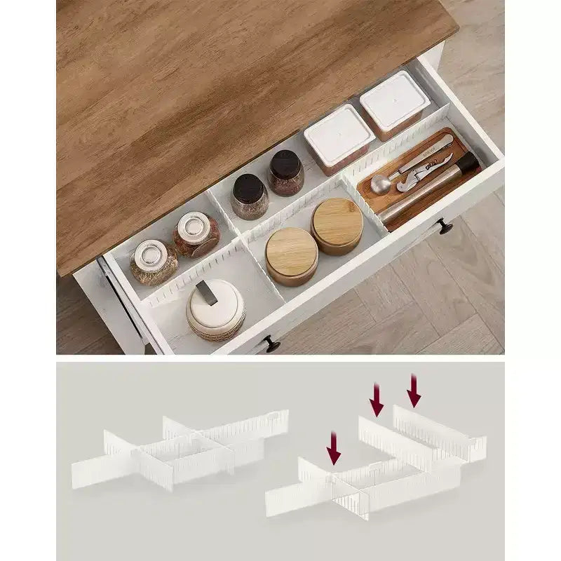 VASAGLE Mobile Buffet, Credenza con Cassetto e Ante, Ripiano Regolabile in Altezza