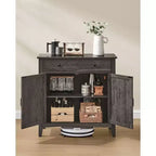 VASAGLE Mobile Buffet, Credenza con Cassetto e Ante, Ripiano Regolabile in Altezza