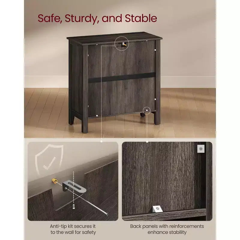 VASAGLE Mobile Buffet, Credenza con Cassetto e Ante, Ripiano Regolabile in Altezza