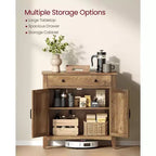 VASAGLE Mobile Buffet, Credenza con Cassetto e Ante, Ripiano Regolabile in Altezza