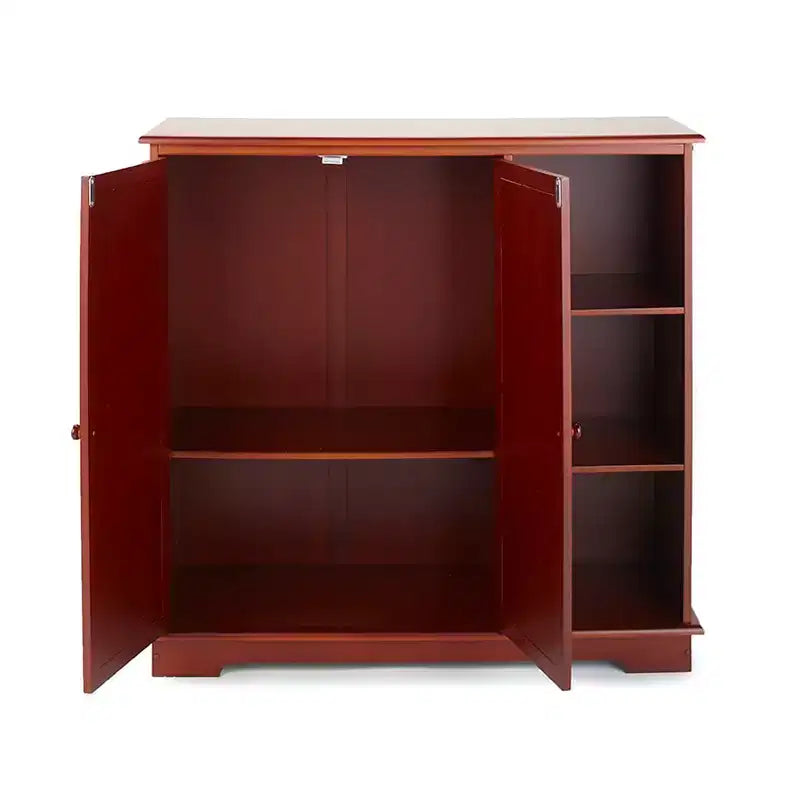 The Lakeside Collection Credenza/Mobile Buffet con Ante a Pannello e Spazio Contenitore