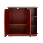 The Lakeside Collection Credenza/Mobile Buffet con Ante a Pannello e Spazio Contenitore