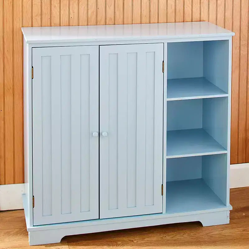The Lakeside Collection Credenza/Mobile Buffet con Ante a Pannello e Spazio Contenitore