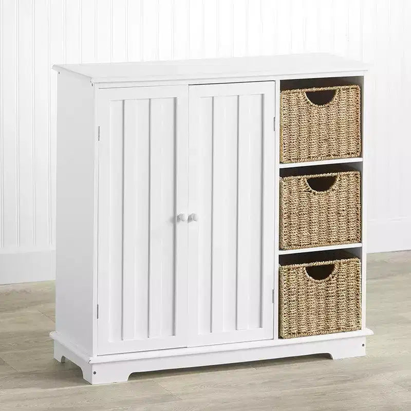 The Lakeside Collection Credenza/Mobile Buffet con Ante a Pannello e Spazio Contenitore