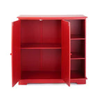 The Lakeside Collection Credenza/Mobile Buffet con Ante a Pannello e Spazio Contenitore