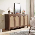Tribesigns Buffet Bahut de 150 cm, Armoire de Rangement avec Portes pour Salle à Manger