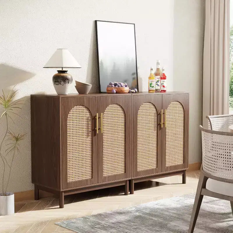 Tribesigns Buffet Bahut de 150 cm, Armoire de Rangement avec Portes pour Salle à Manger
